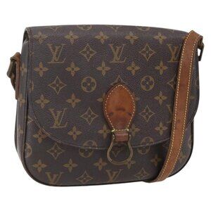 Authentic LOUIS VUITTON Monogram Saint Cloud GM Shoulder Bag M51242 LV
